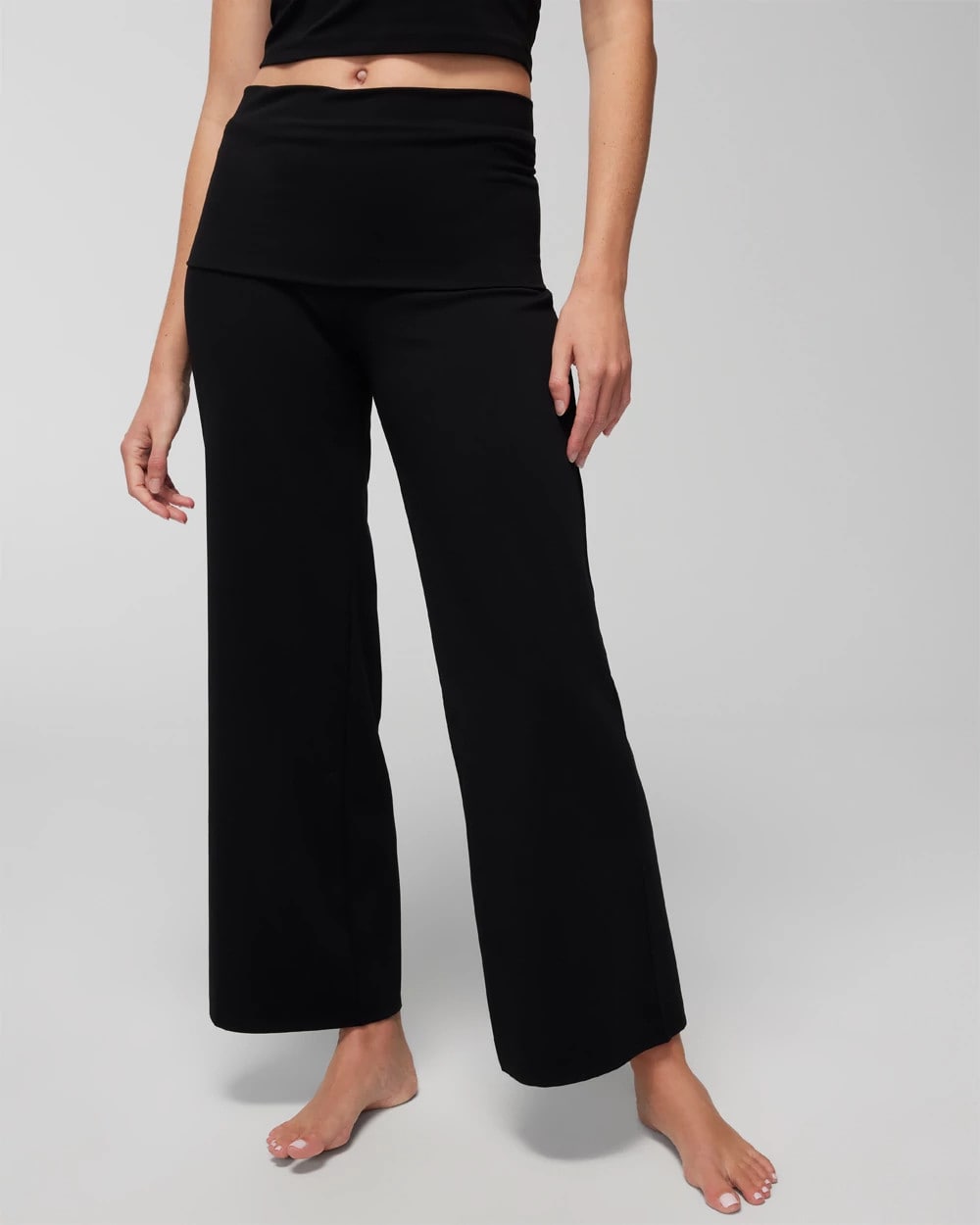 BLACK 24/7 Fold-Over High-Waisted Bottoms