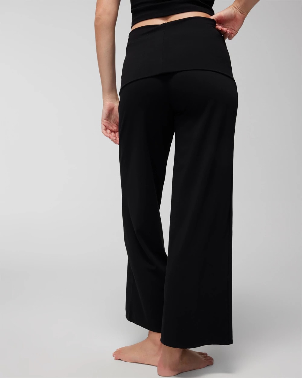 BLACK 24/7 Fold-Over High-Waisted Bottoms