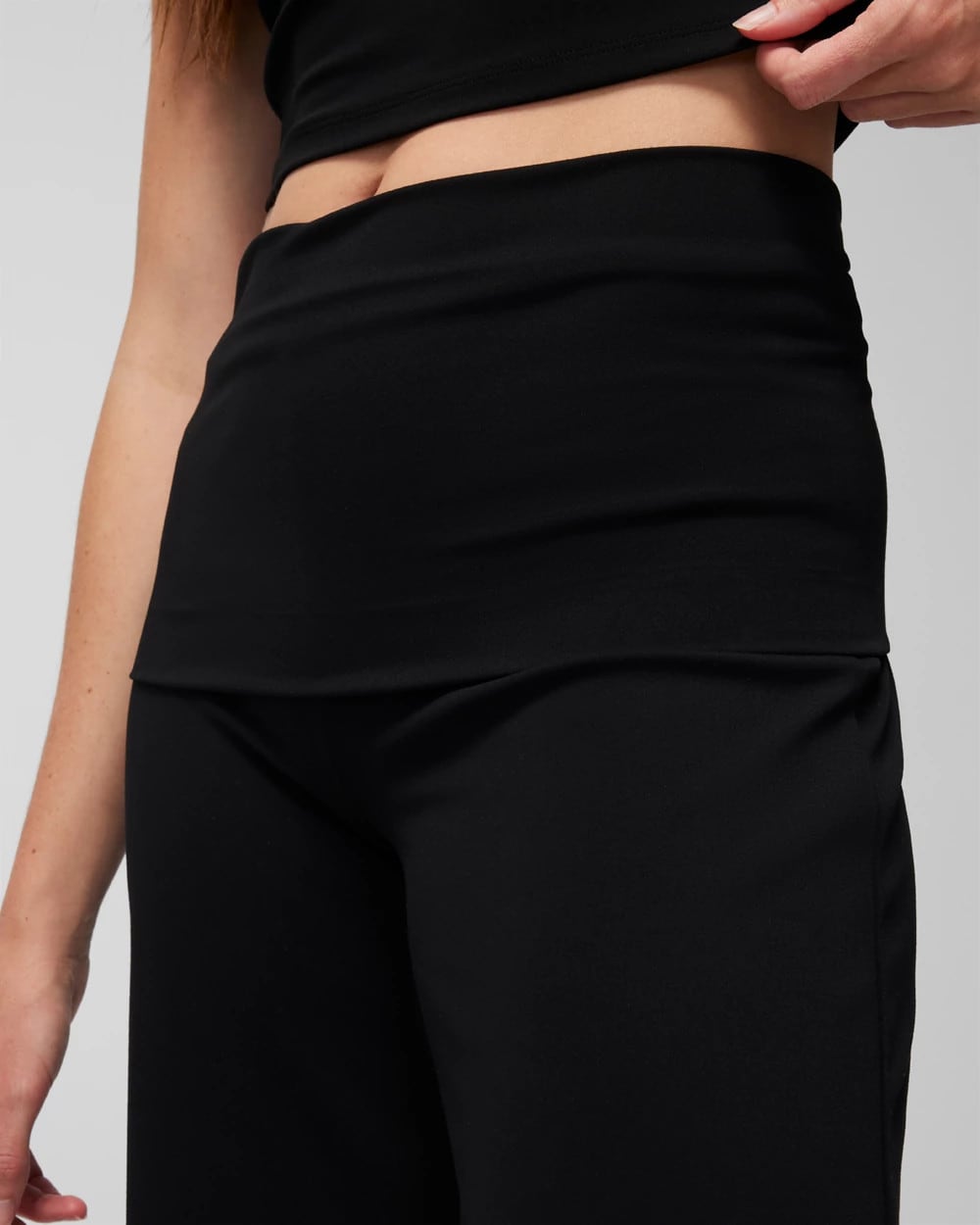 BLACK 24/7 Fold-Over High-Waisted Bottoms