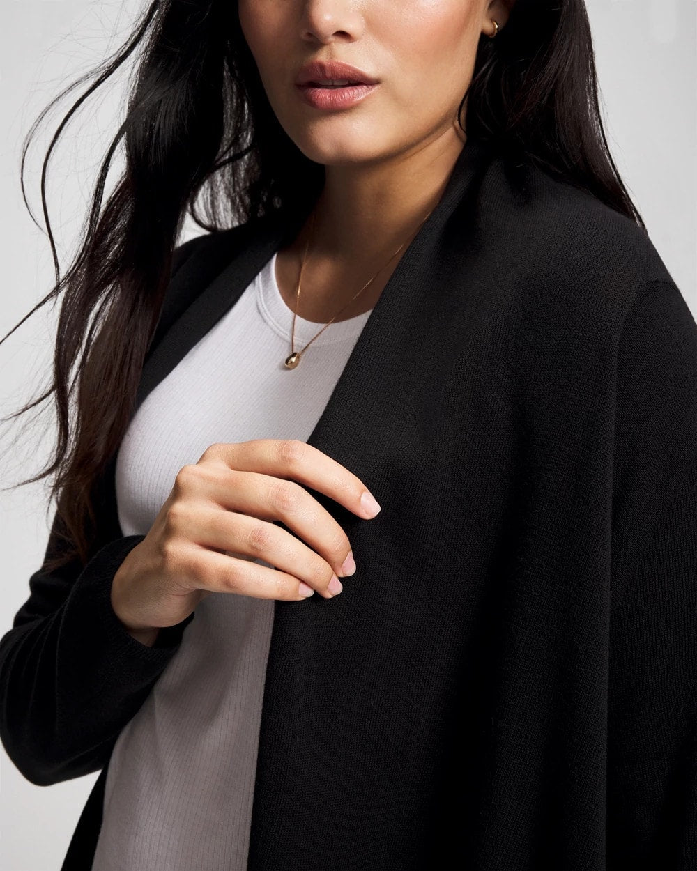 BLACK Sweater Travel Wrap