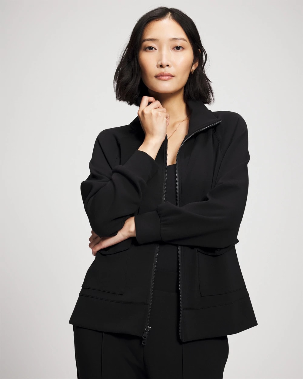 BLACK Modern Modal Jacket