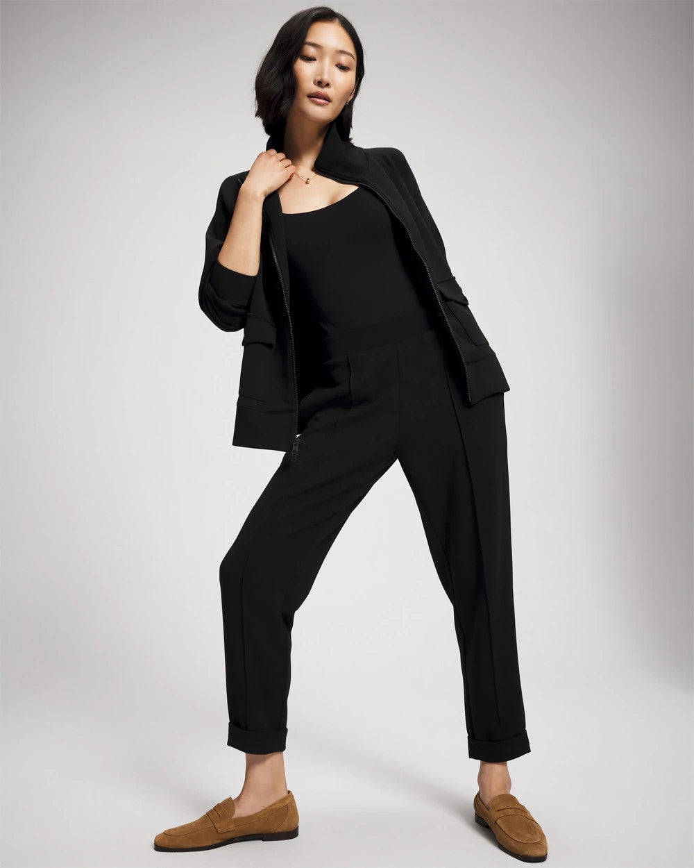 BLACK Modern Modal Jacket