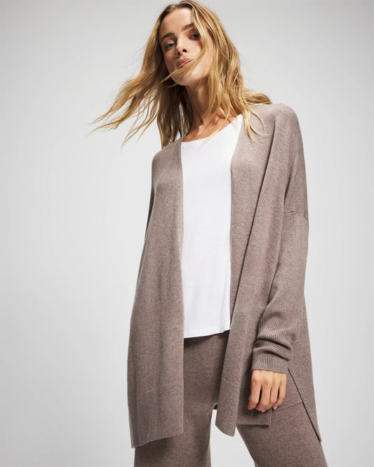 HEATHER FAWN Premier Knit Sweater Wrap