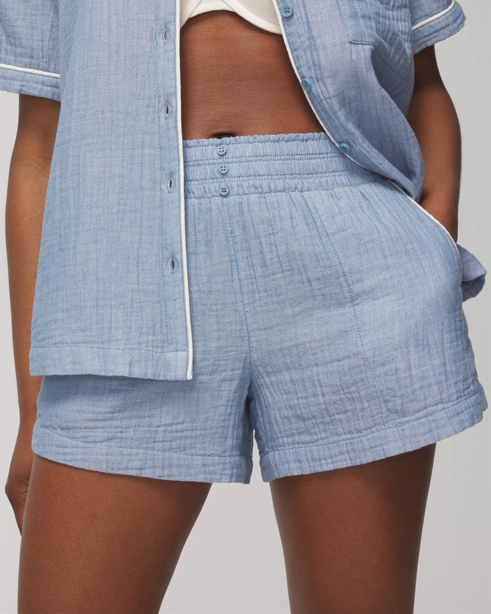 CROSSDYE VINTAGE INDIGO Pajama Shorts