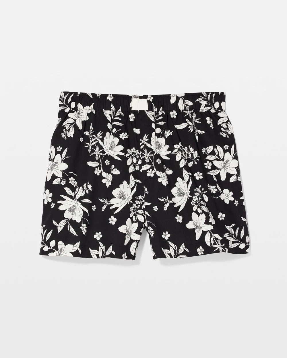 PLUMERIA DREAM BLACK Pajama Shorts