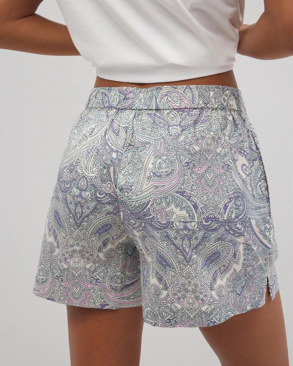 GLOBAL PAISLEY GRAND C Pajama Shorts