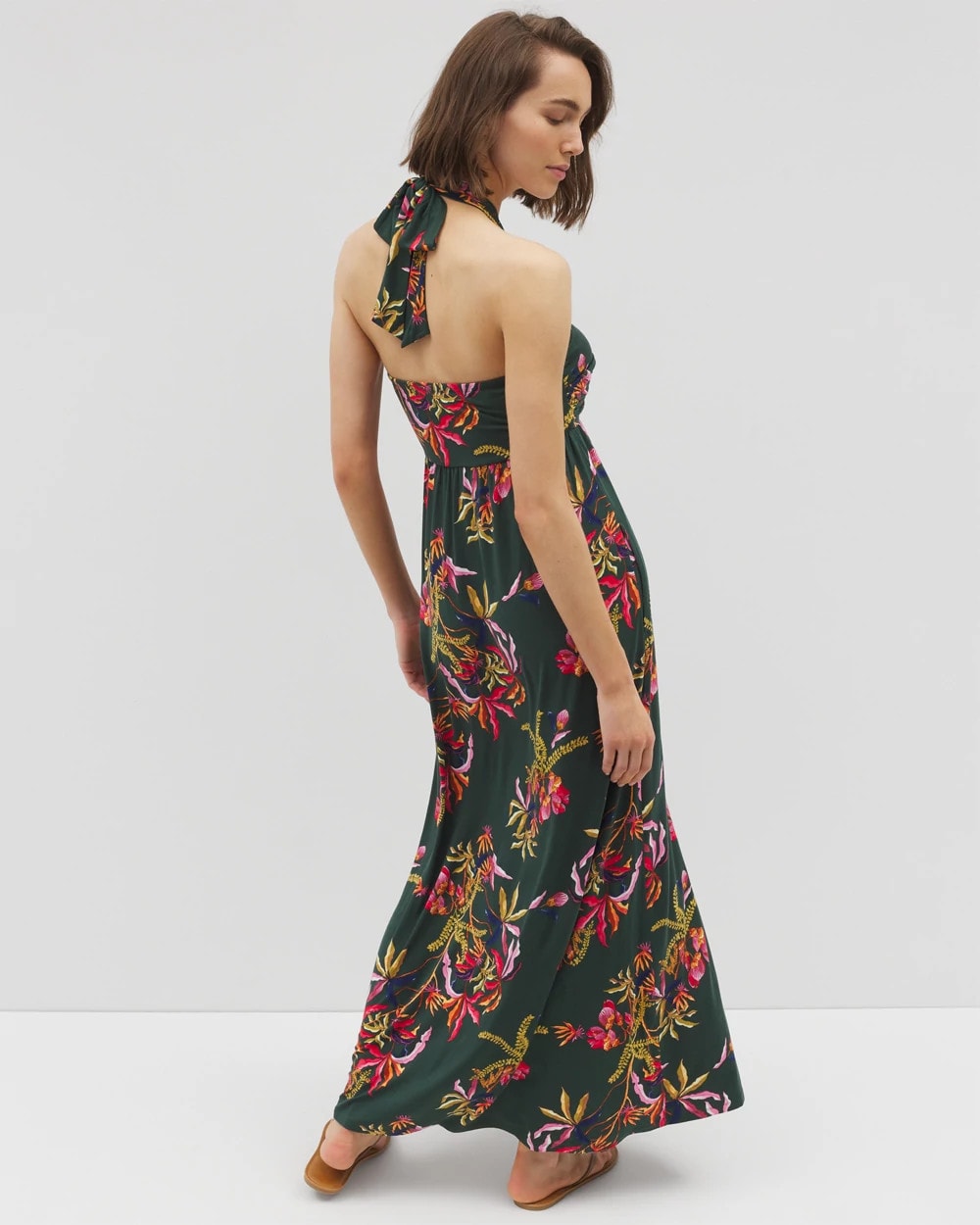 SUNRISE FLORA M EMERALD Retreat Maxi Bra Dress