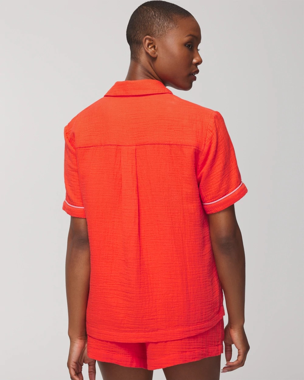 ISLAND GUAVA Short-Sleeve Pajama Top