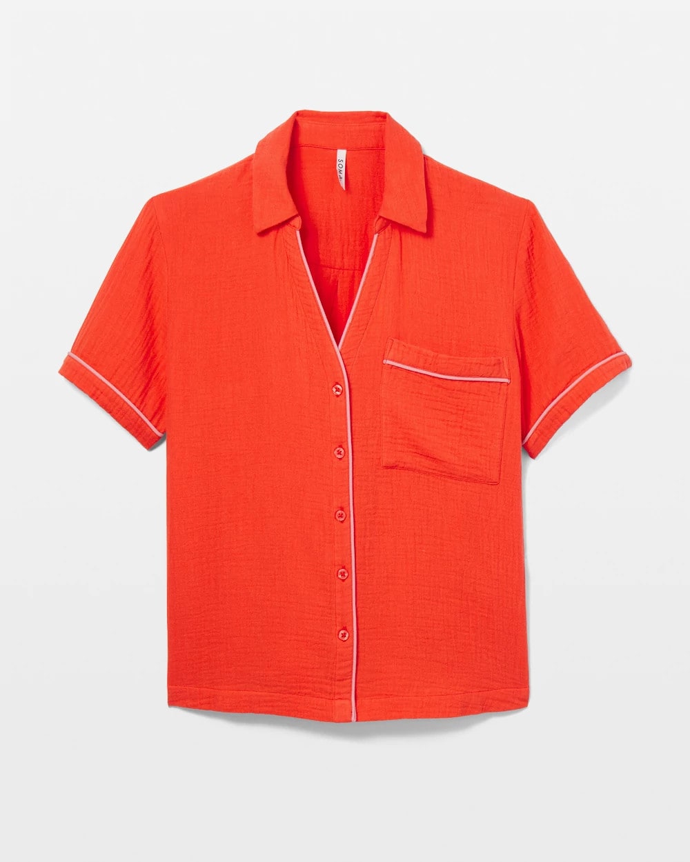 ISLAND GUAVA Short-Sleeve Pajama Top