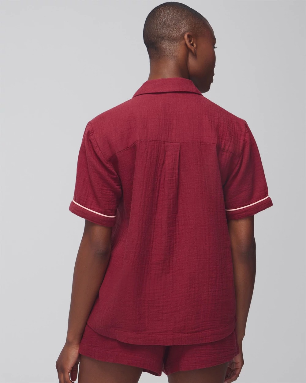 VERMILLION Short-Sleeve Pajama Top