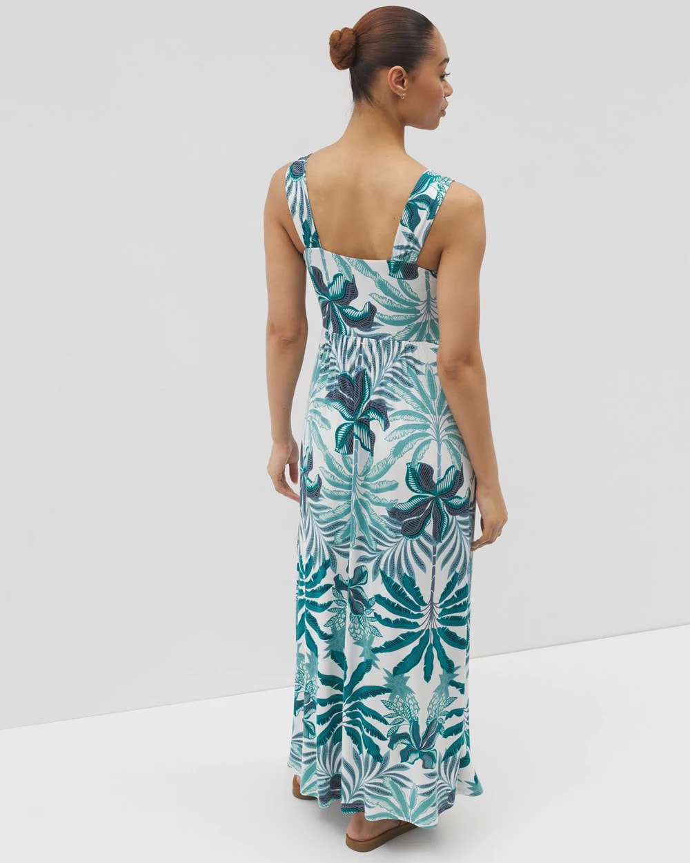 TROPIC TWIST ALLOVER Bahia Maxi Bra Dress