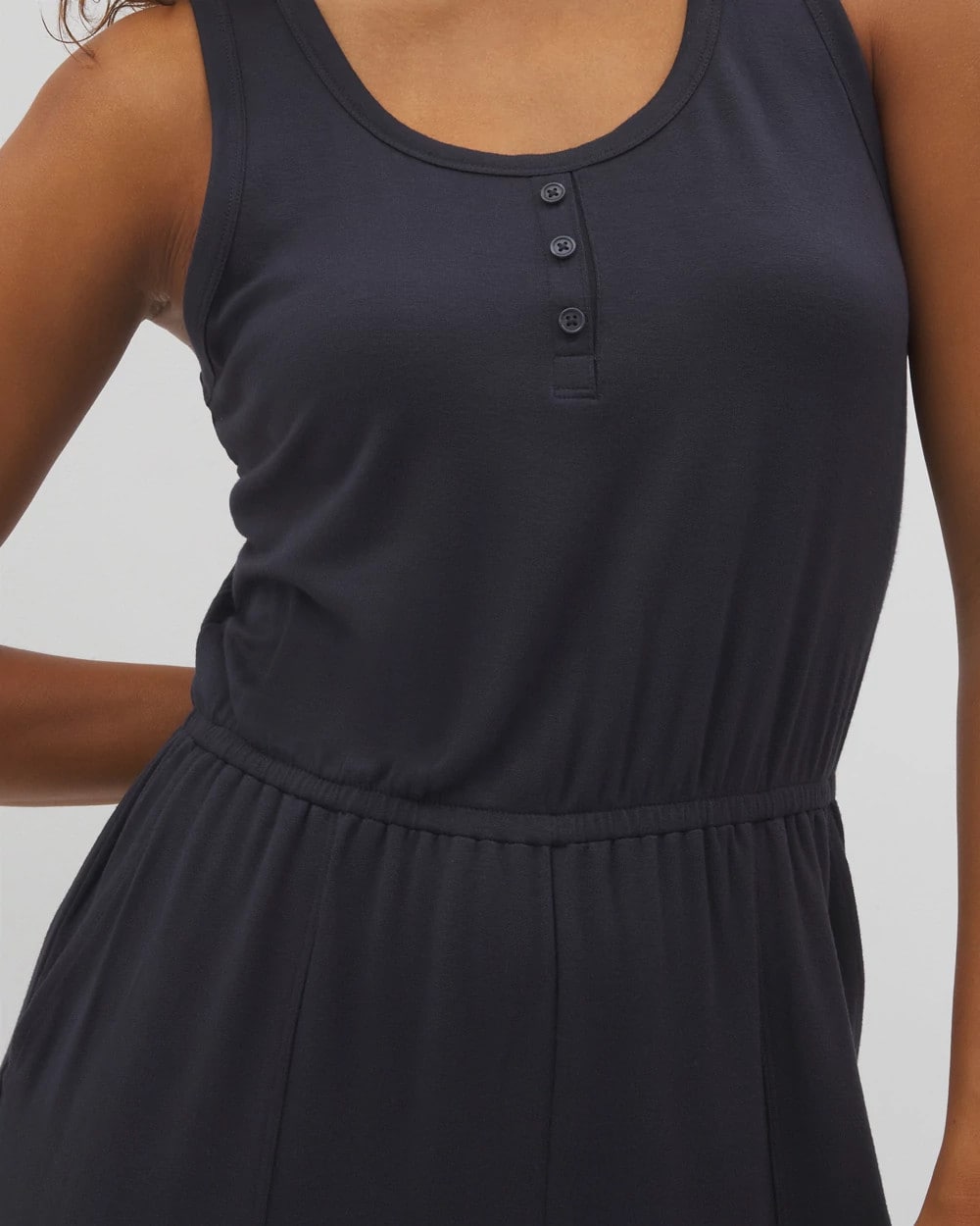POLAR NIGHT Lightweight Terry Crop Jumpsuit