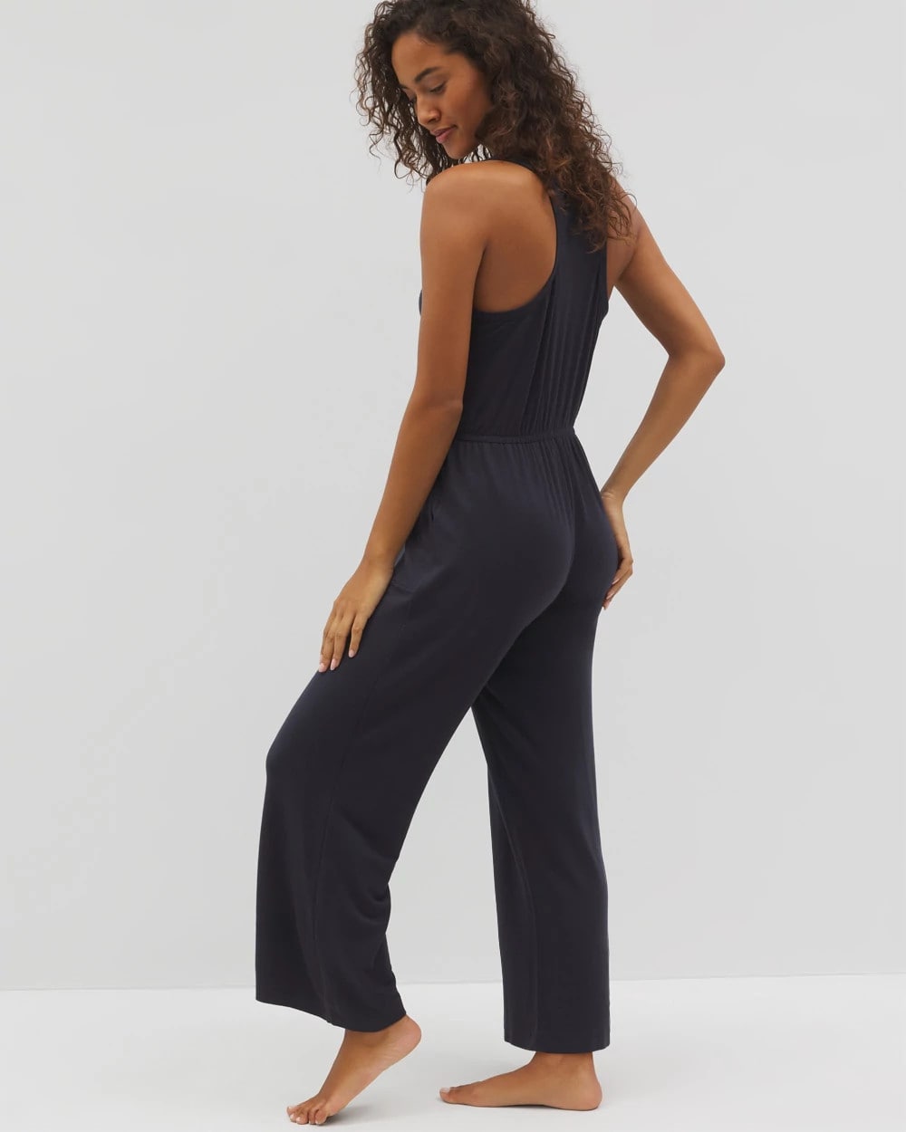 POLAR NIGHT Lightweight Terry Crop Jumpsuit