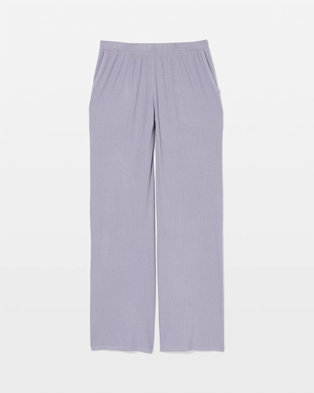 LAVENDER CLOUD Pointelle Wide Leg Pajama Pant