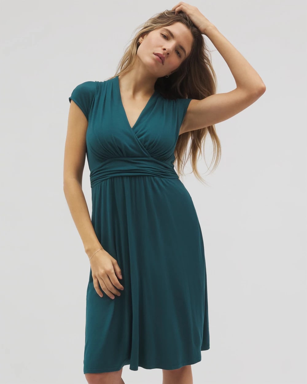 DEEP TEAL Mini Bra Dress