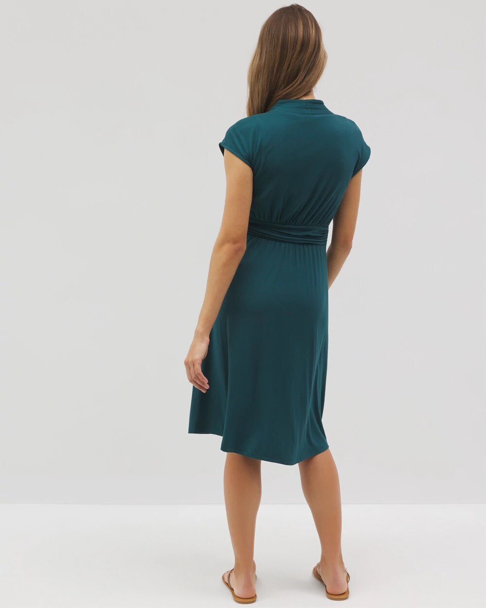 DEEP TEAL Mini Bra Dress