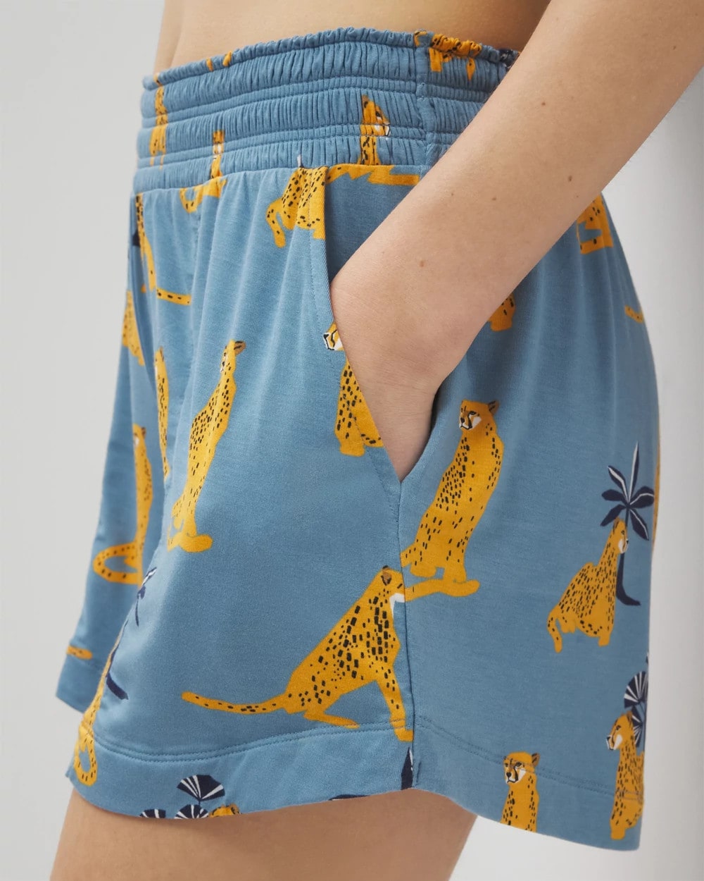 FELINE FUN BLUE HEAVEN Pajama Shorts