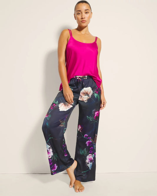 FLEUR EVER DRAMA NAVY Printed Pajama Pants