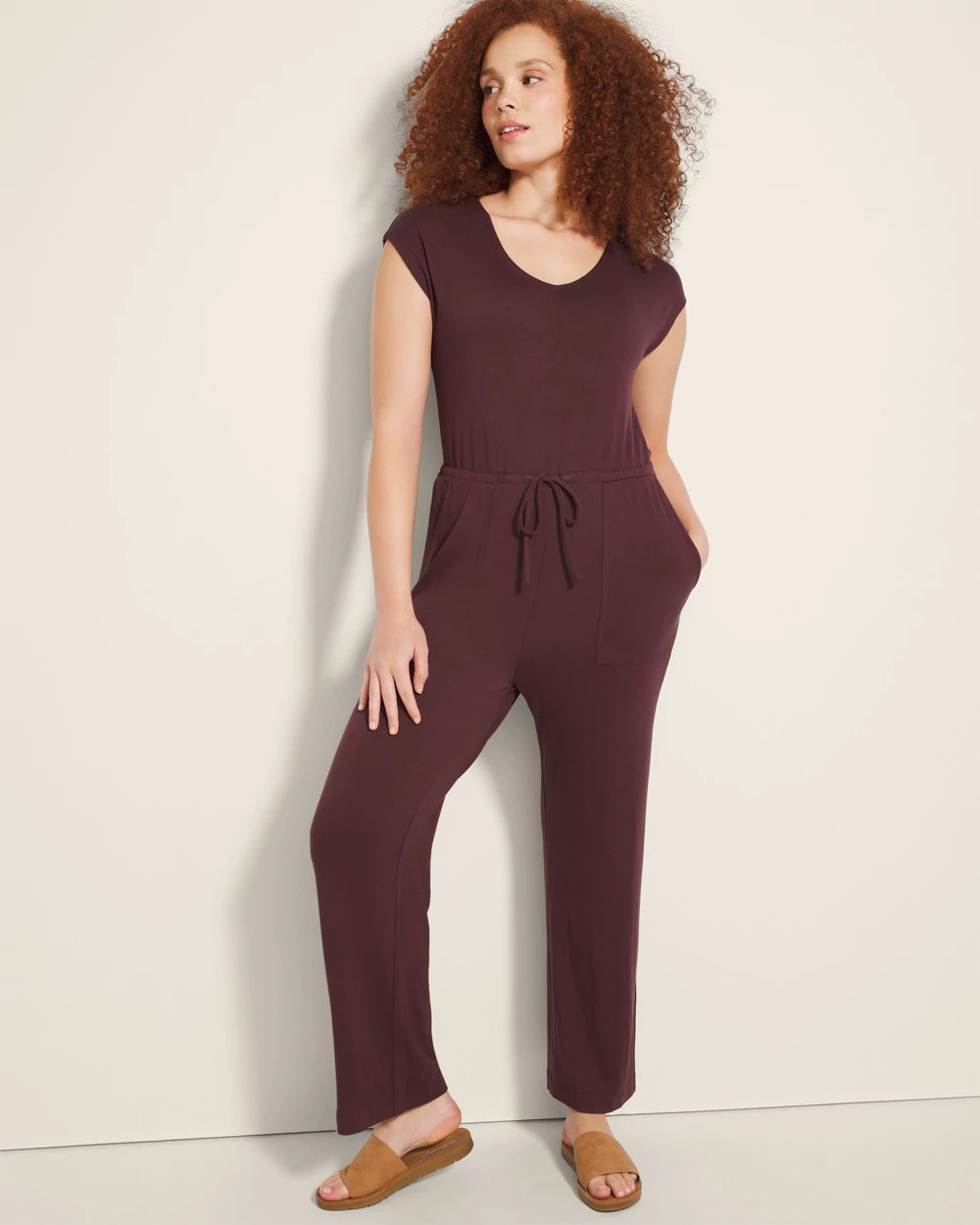 PINOT NOIR Wide-Leg Jumpsuit