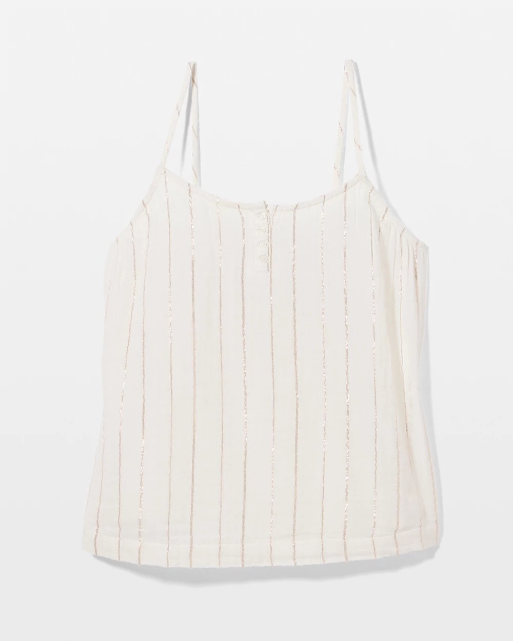 CHAMPAGNE STRIPE Cotton Gauze Pajama Cami
