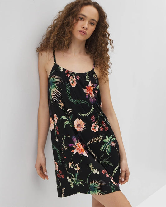 PARADISE PLUMES BLACK Chemise
