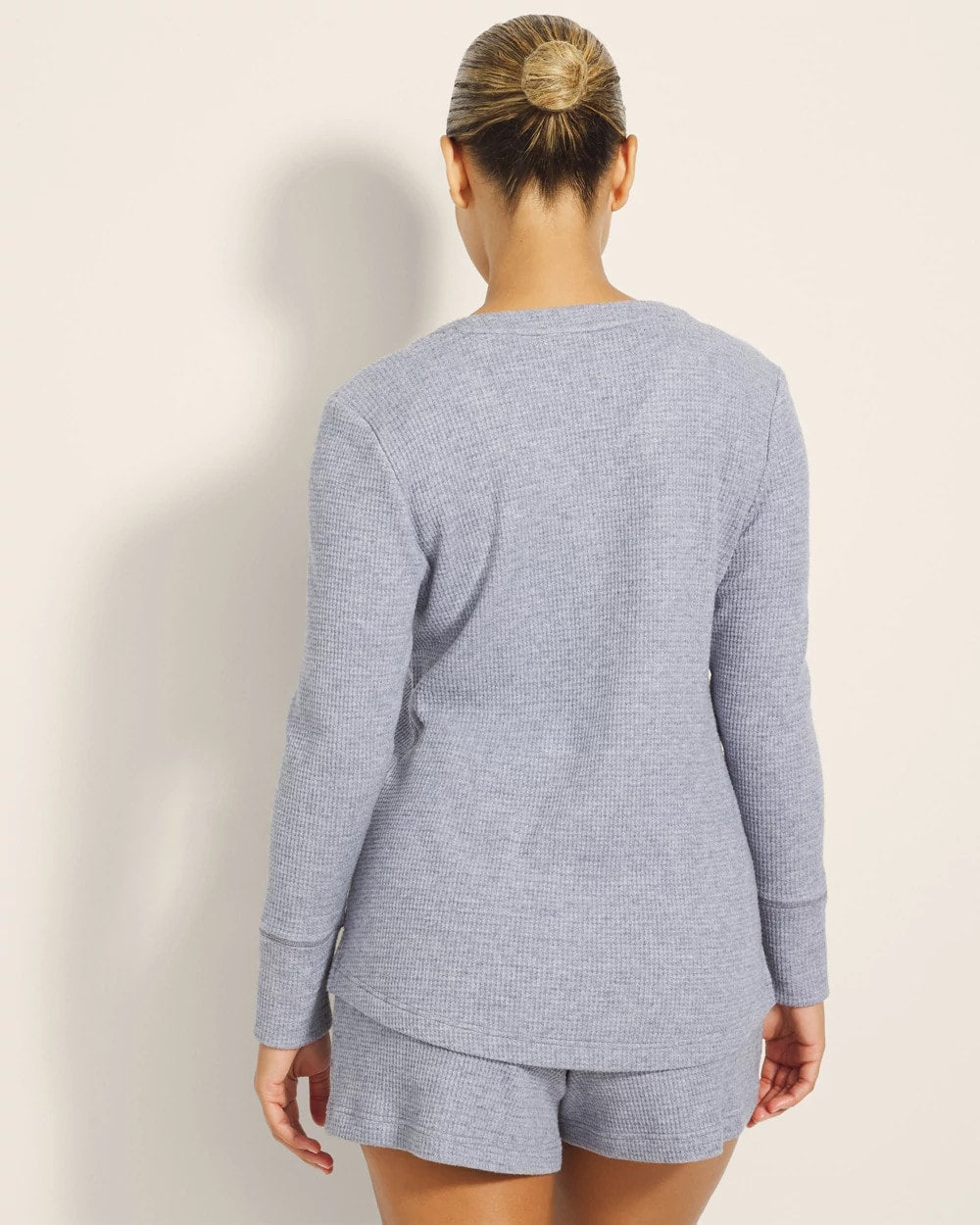 LUNAR TIDE Long-Sleeve Pajama Henley