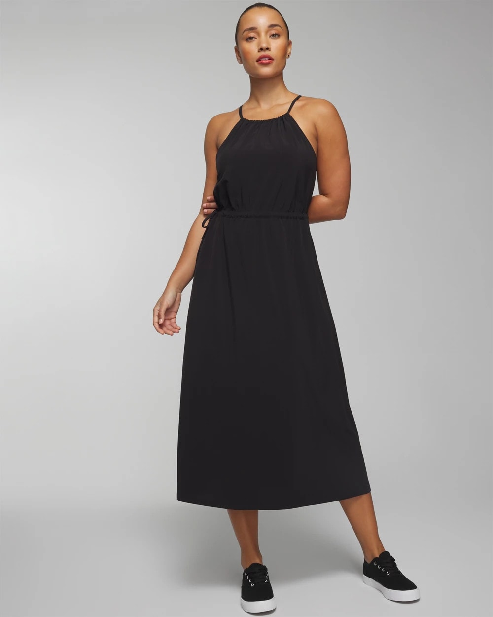 BLACK Relaxed Travel Bra Dress