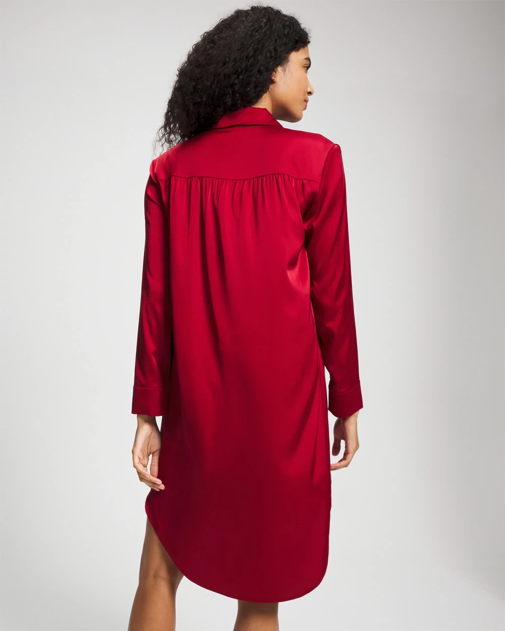 PAINT THE TOWN RED Long-Sleeve Sleep Shirt