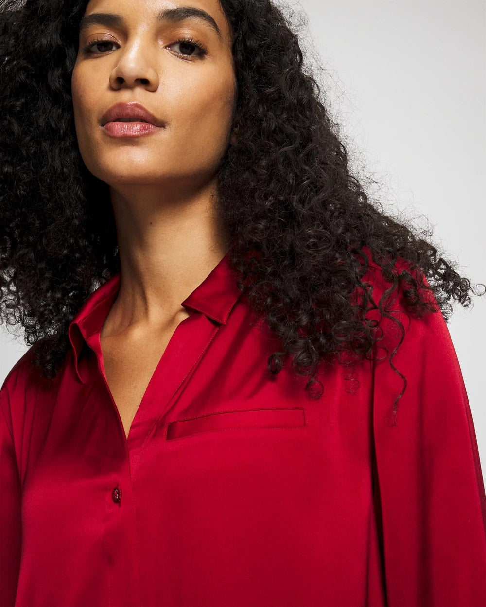 PAINT THE TOWN RED Long-Sleeve Sleep Shirt