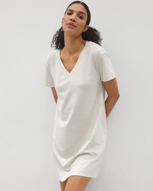 HEATHER CRYSTAL Short-Sleeve Sleepshirt