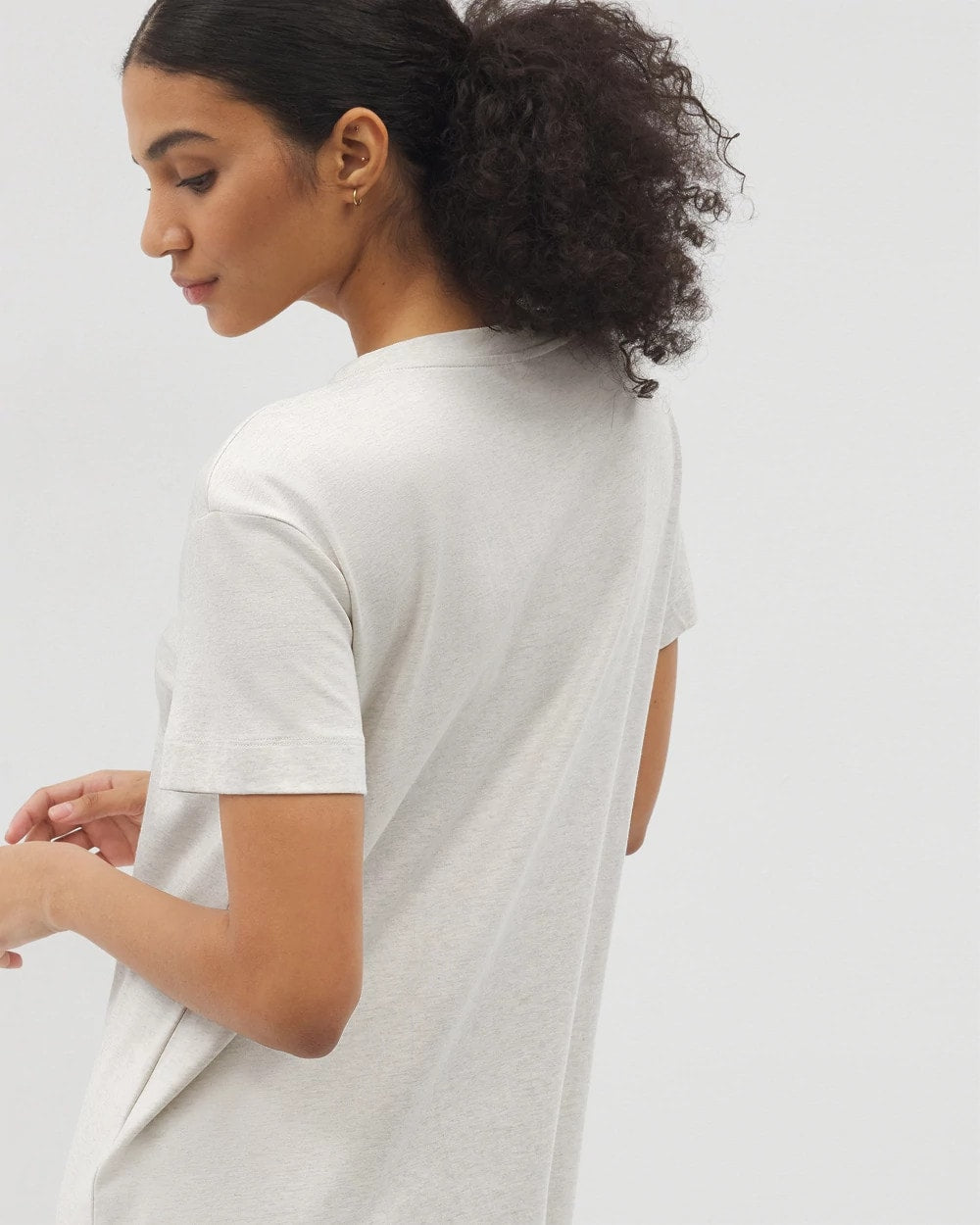 HEATHER CRYSTAL Short-Sleeve Sleepshirt