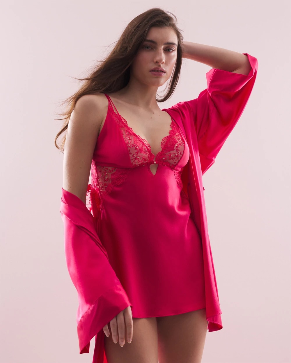 PERFECT PINK Silk Chemise