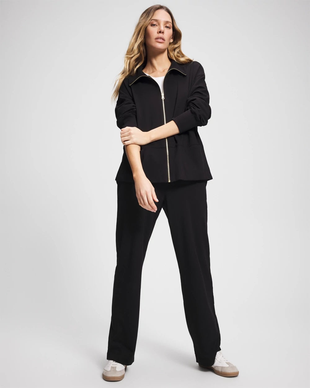 BLACK Essential Terry Jacket