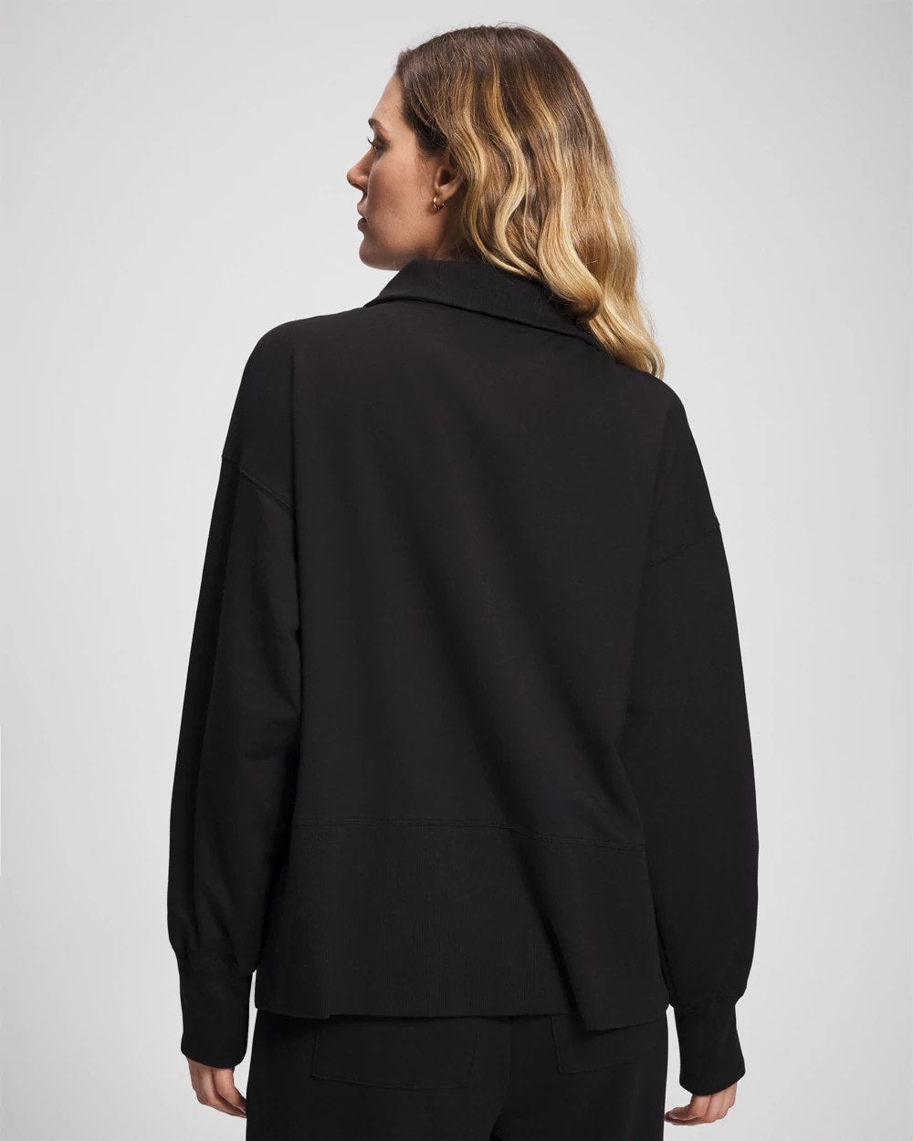 BLACK Essential Terry Jacket