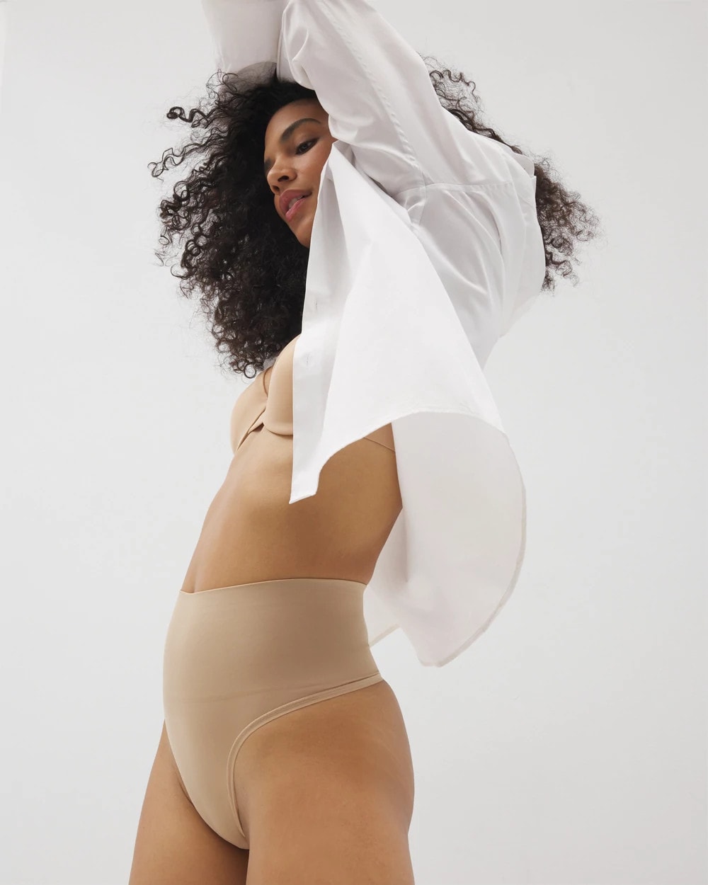 WARM AMBER Second Skin by Soma Mid-Level Shaping Seamless Thong