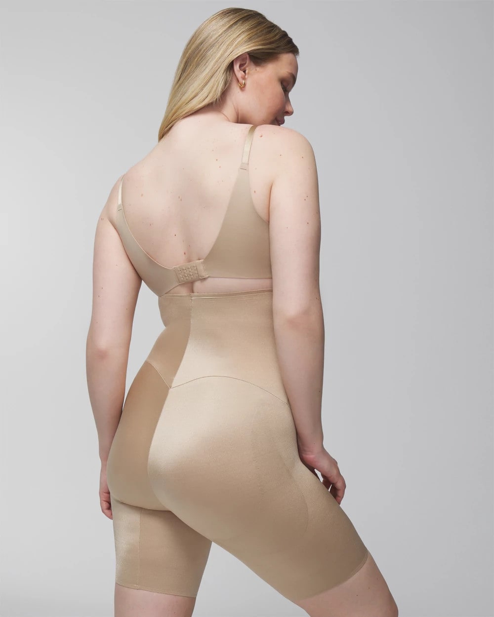 WARM AMBER Mid-Level Shaping Vanishing Edge High-Waist Thigh Slimmer