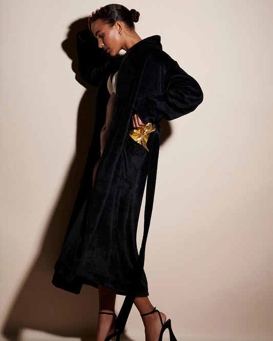 BLACK Long Robe