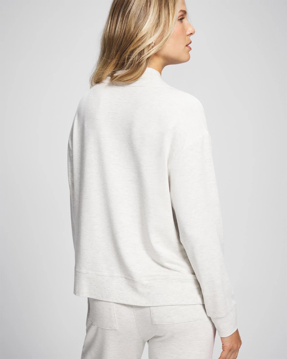 HEATHER DREAM Ultrasoft Fleece Quarter Zip Sweatshirt