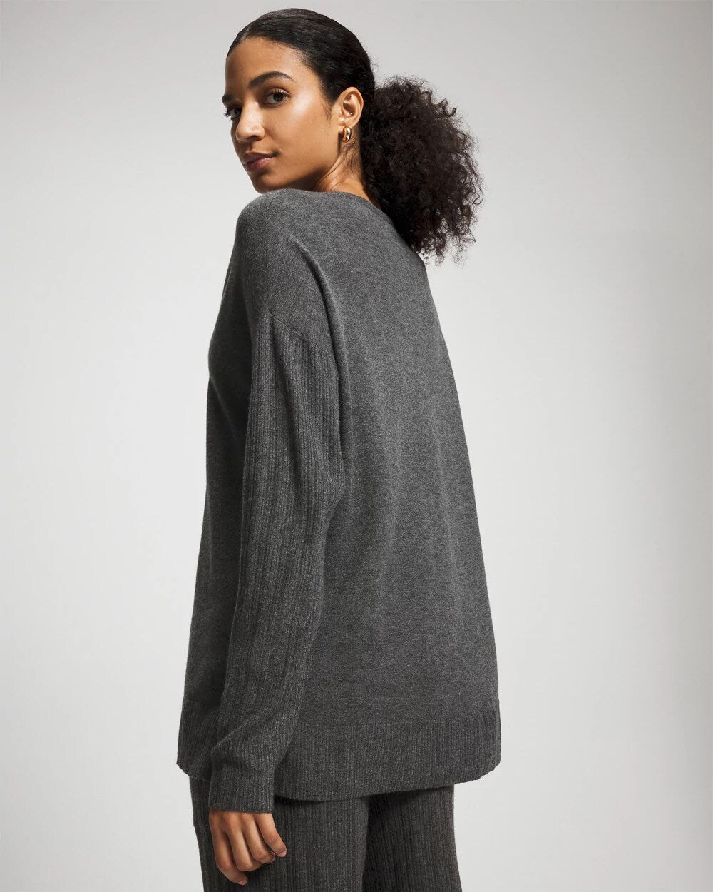 HEATHER QUARTZ Premier Knit Sweater