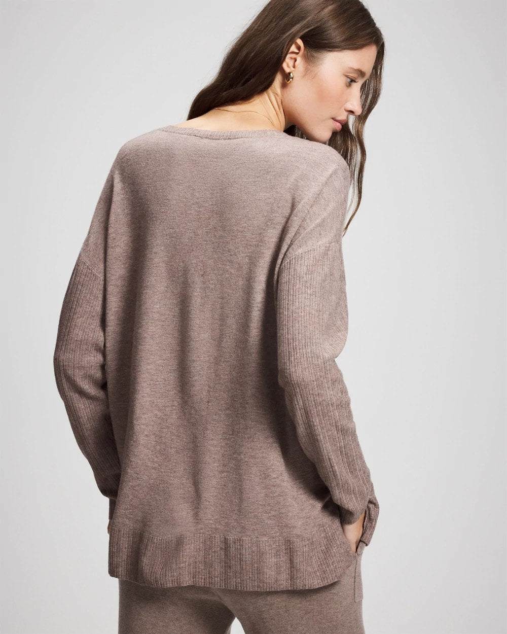 HEATHER FAWN Premier Knit Sweater
