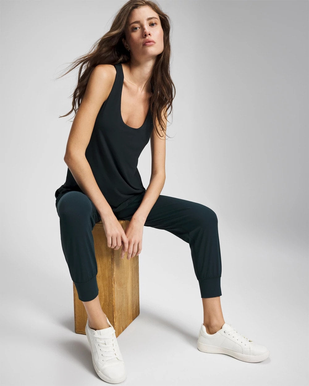 DEEPEST MARINE Soft Jersey Racerback Bra Tank