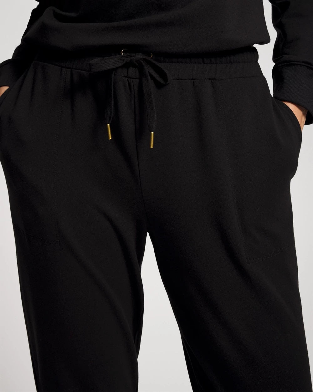 BLACK Essential Terry Jogger