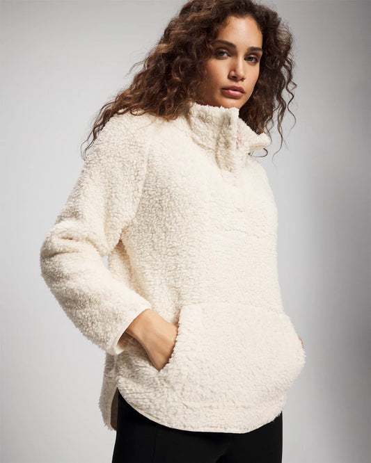 PARCHMENT Sherpa Pullover