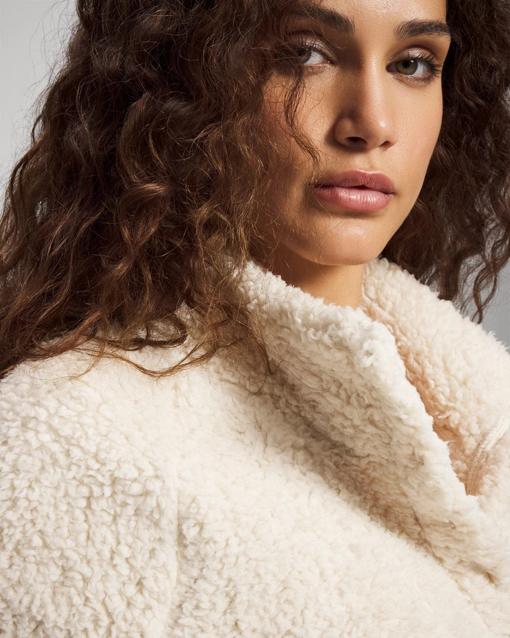 PARCHMENT Sherpa Pullover