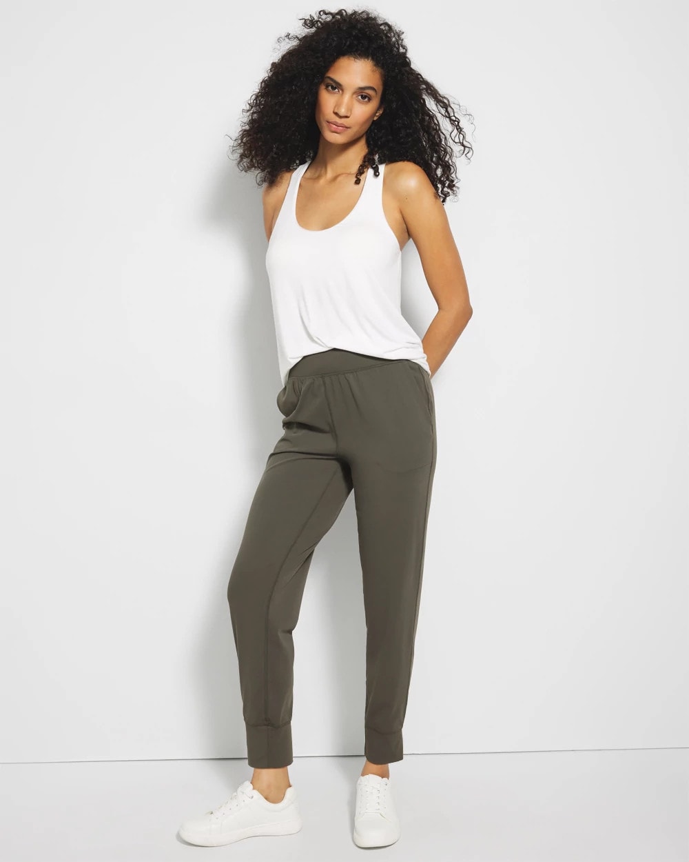 DARK GRAY OLIVE 24/7 High-Waist Joggers