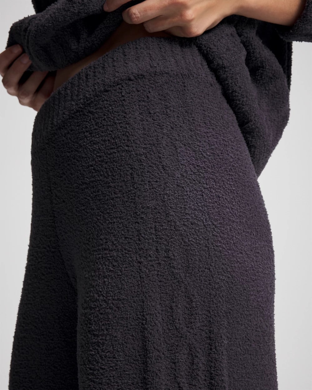 GRAY INK Cable Knit Plush Ankle Pant