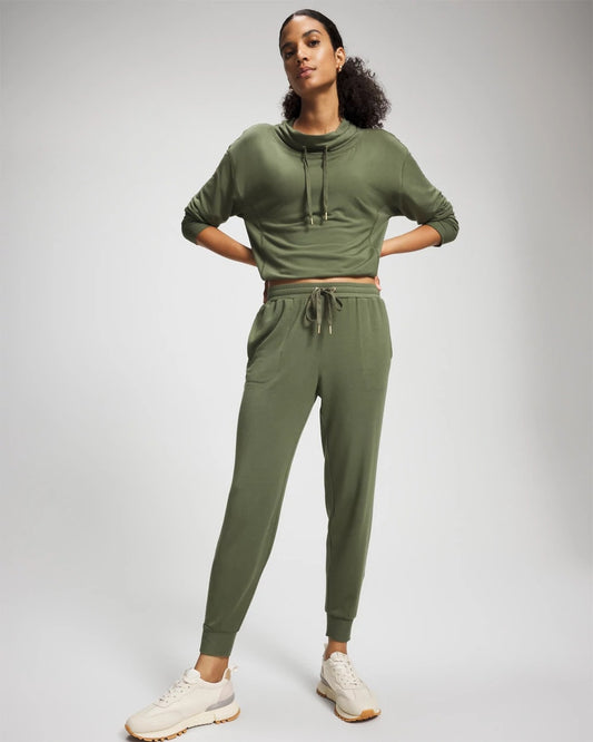 DARK SAGE Ultrasoft Fleece Joggers