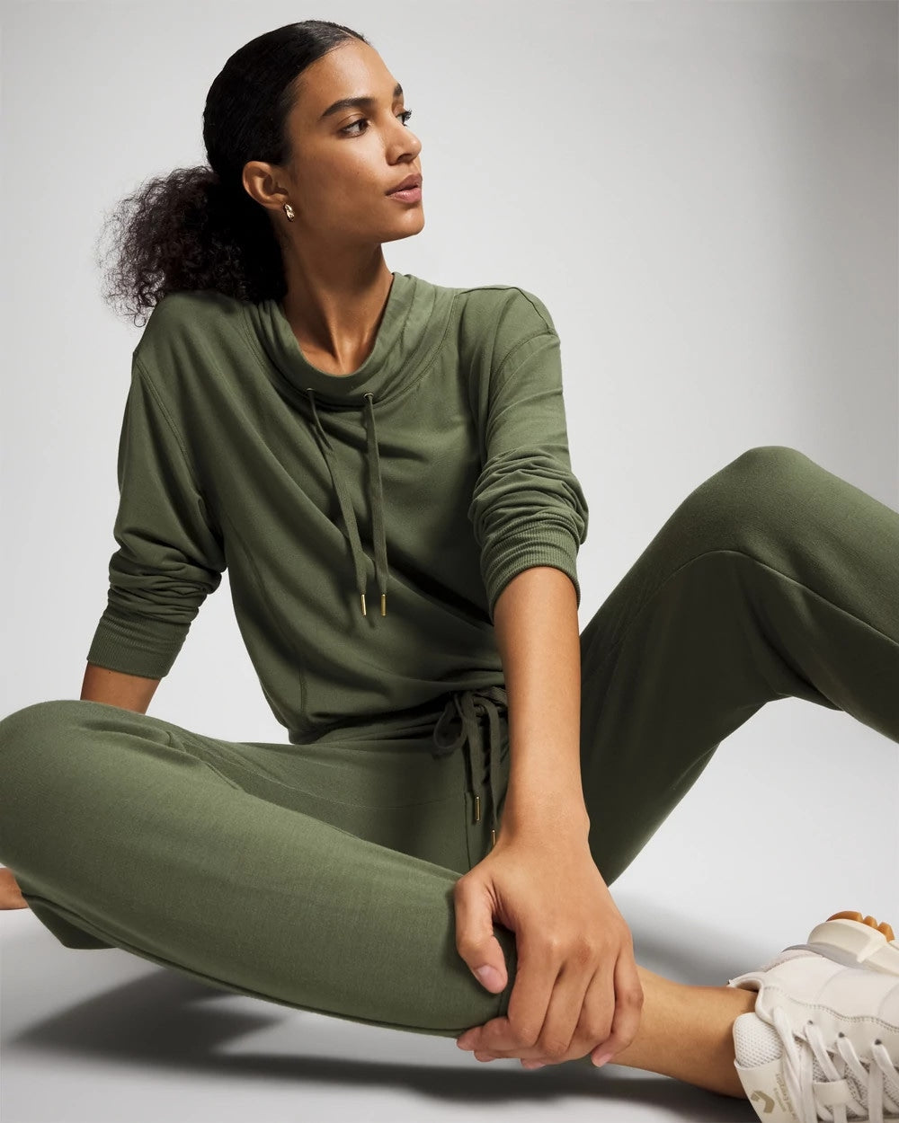 DARK SAGE Ultrasoft Fleece Joggers