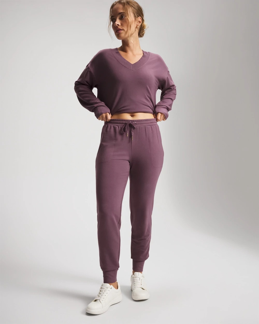 PURPLE FLINT Ultrasoft Fleece Joggers