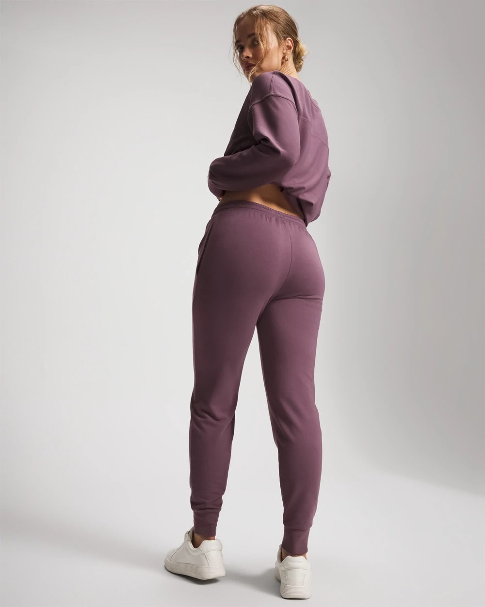 PURPLE FLINT Ultrasoft Fleece Joggers
